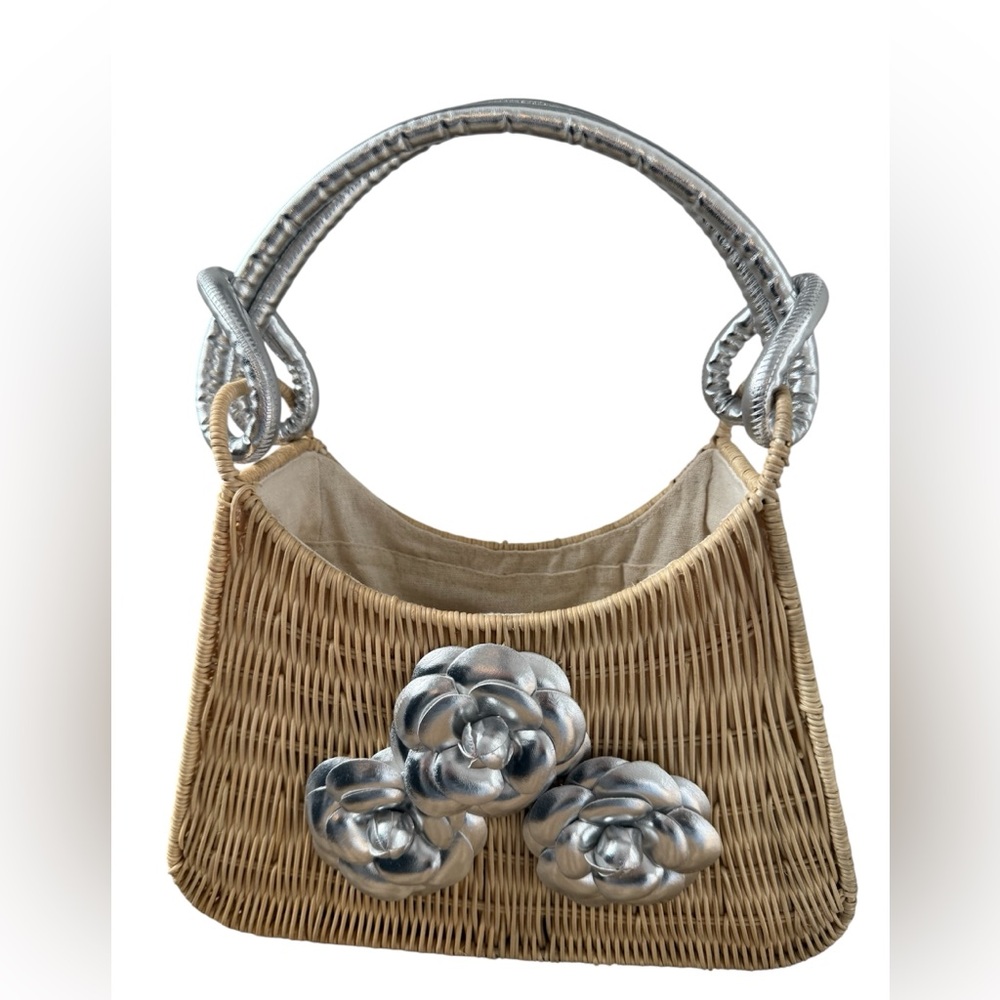 B2B Los Angeles Wicker Purse NWOT